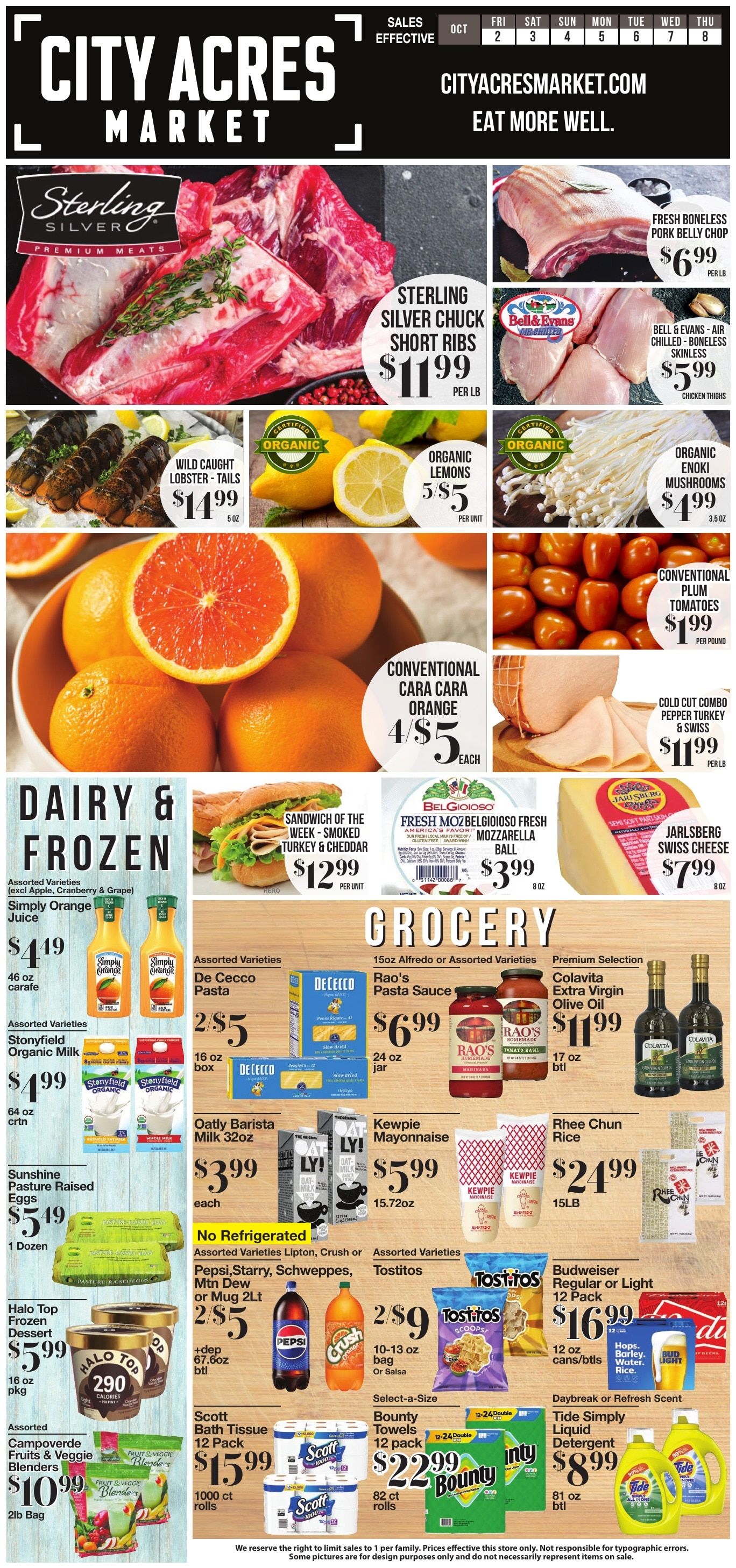 City Acres Market Weekly Ad October 1 - 7, 2026