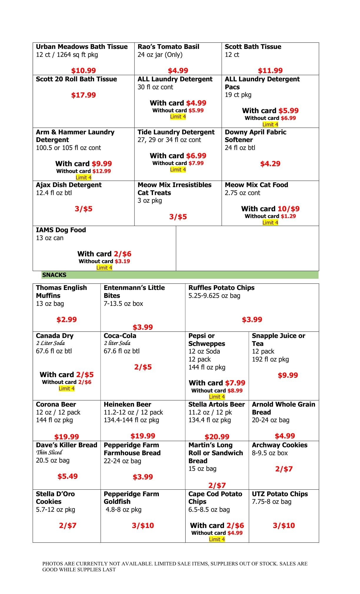 Country Markets of Westchester Weekly Ad October 2 - 8, 2026