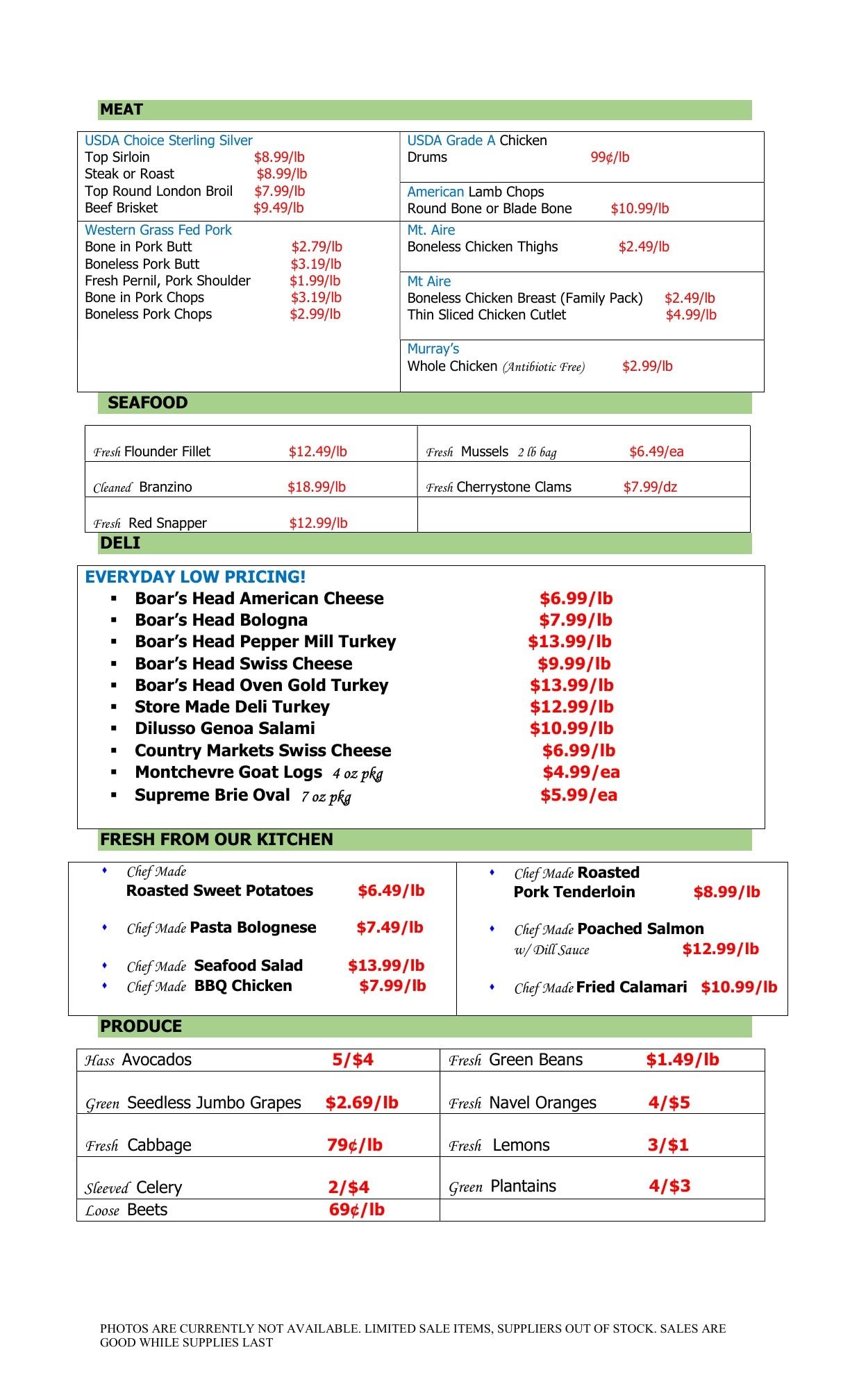 Country Markets of Westchester Weekly Ad October 2 - 8, 2026