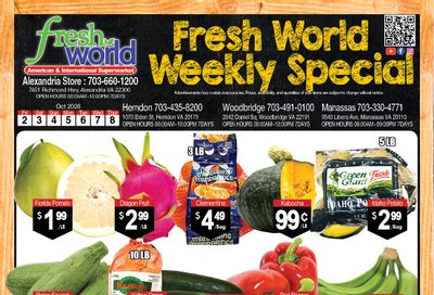 Fresh World Weekly Ad October 2 - 8, 2026