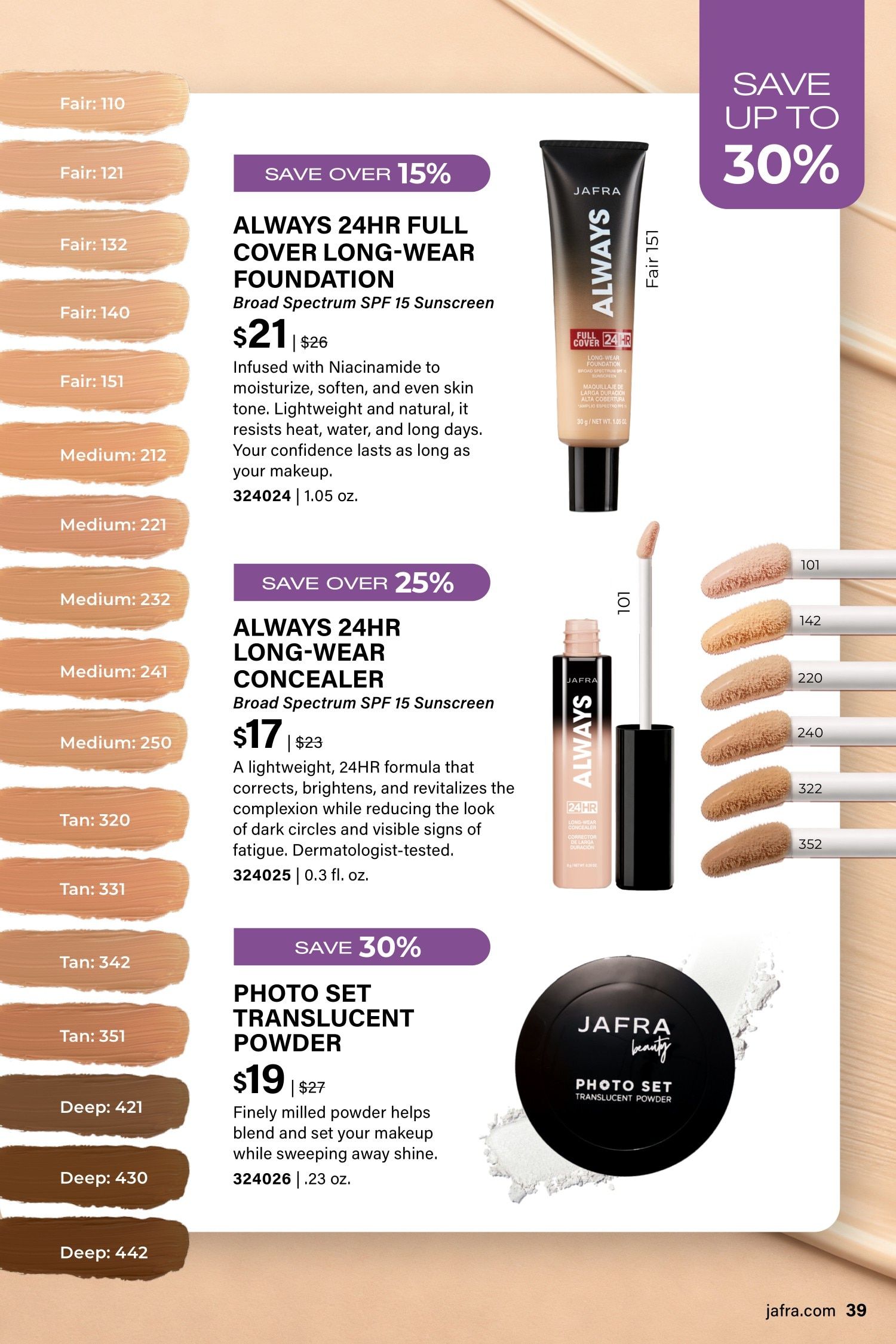 JAFRA October 2026 Brochure Weekly Ad October 1 - 31, 2026