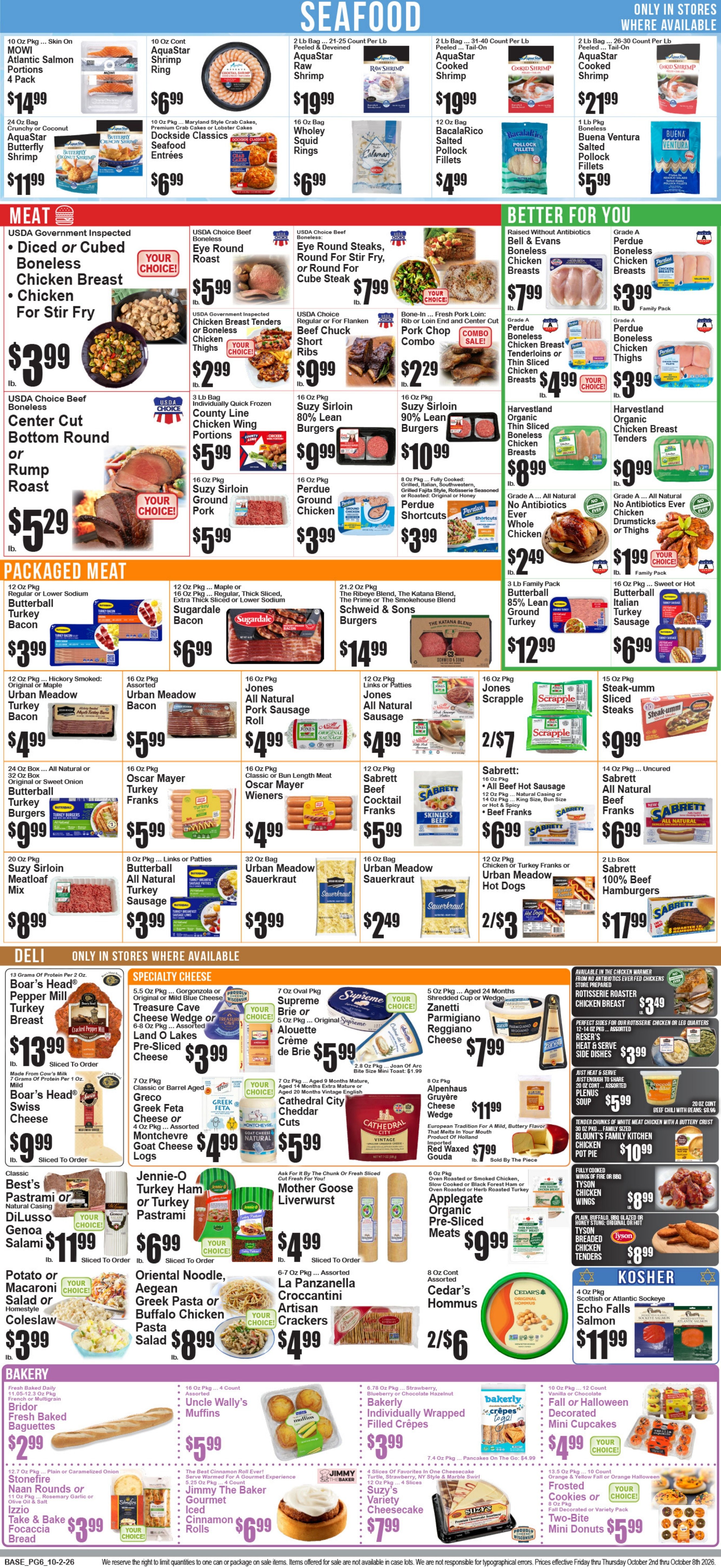 Food World Supermarket Weekly Ad October 2 - 8, 2026