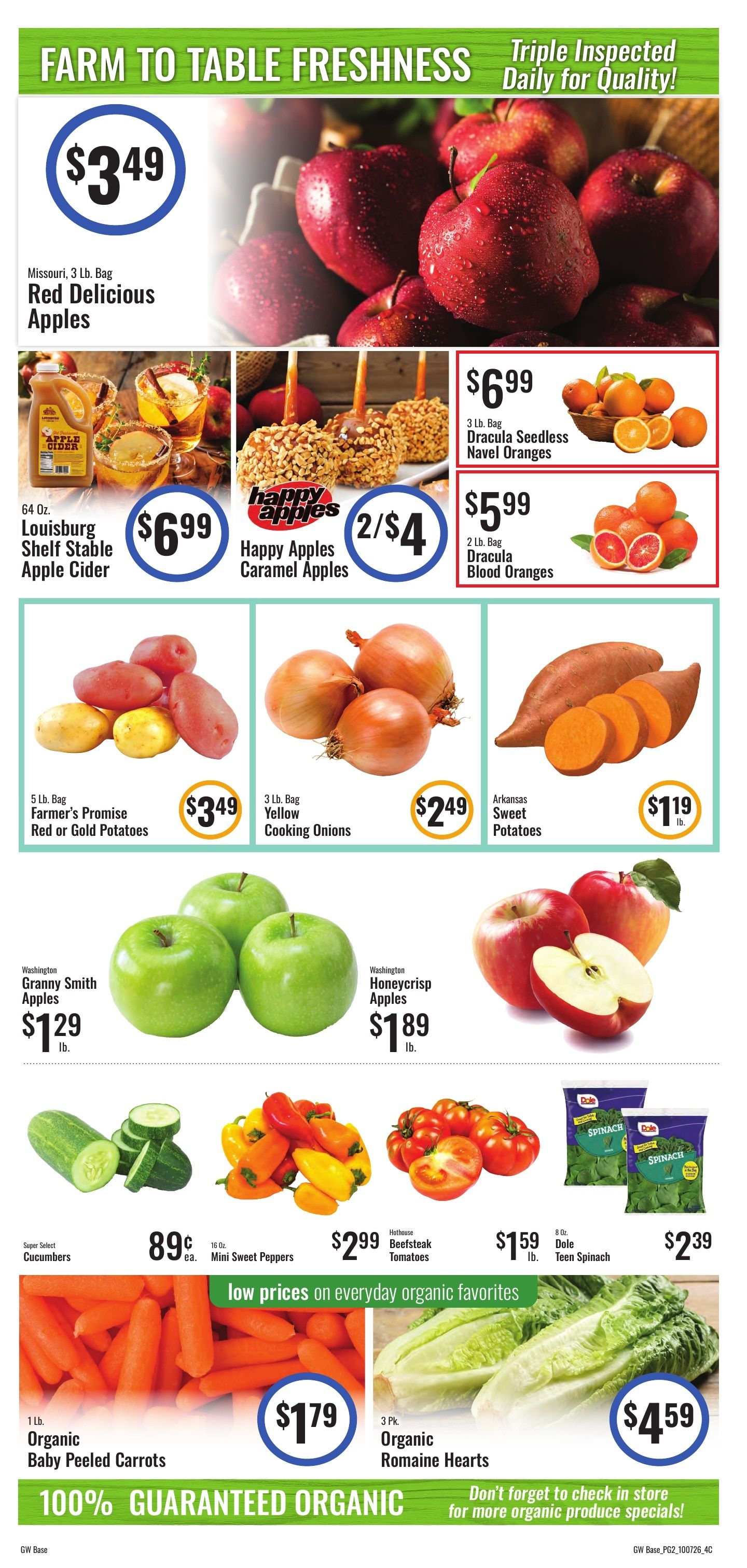 G&W Foods Farmers Market (Monette, AR) Weekly Ad October 7 - 20, 2026