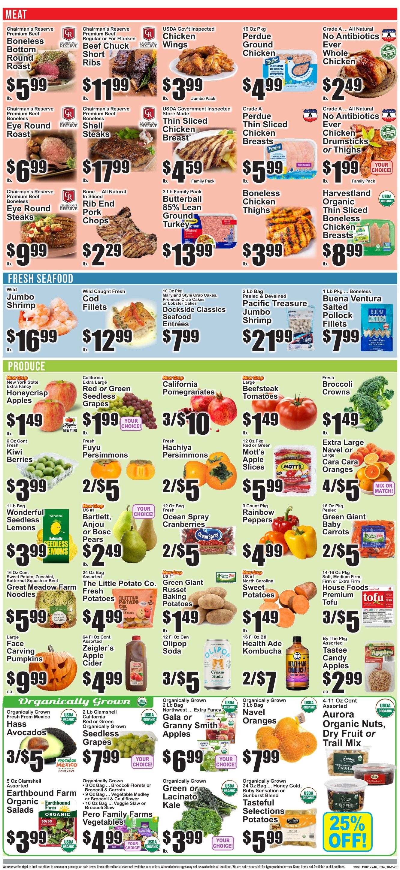 55 Fulton Market Weekly Ad October 2 - 4, 2026