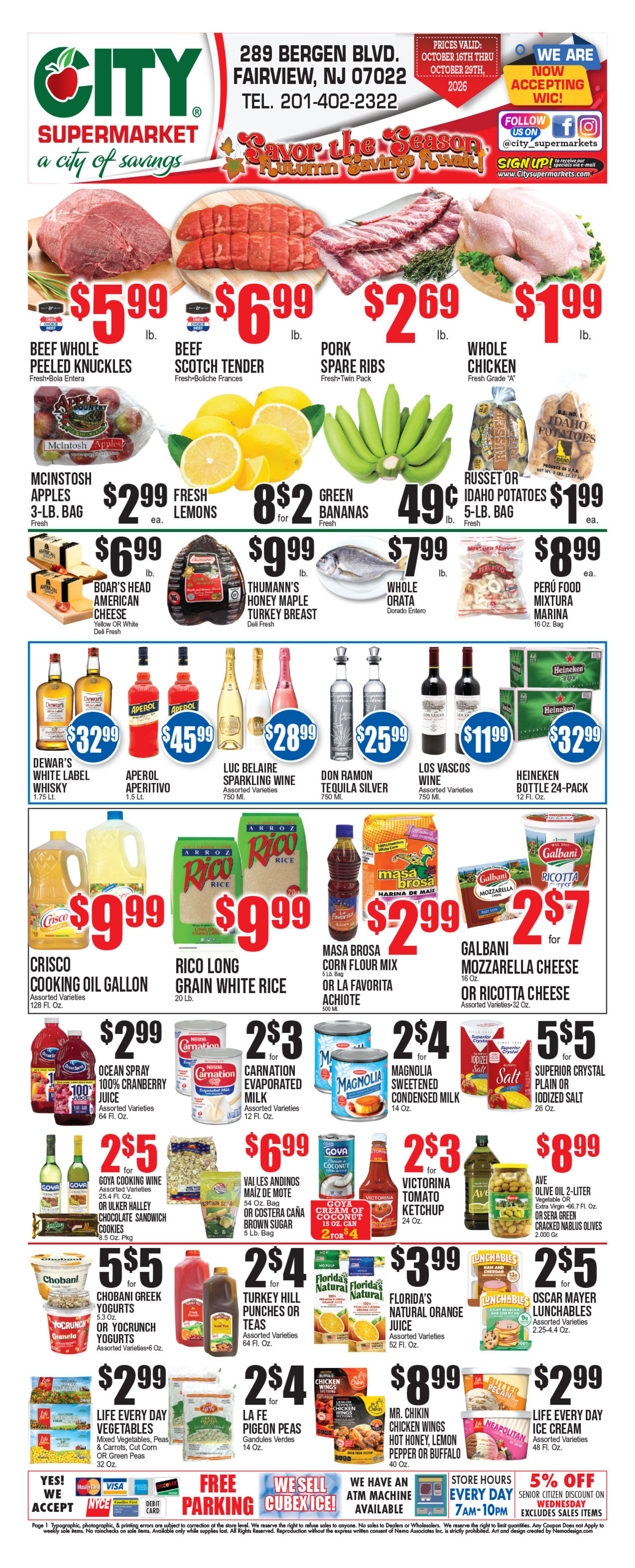 City Supermarkets (Fairview, NJ) Weekly Ad October 2 - 15, 2026
