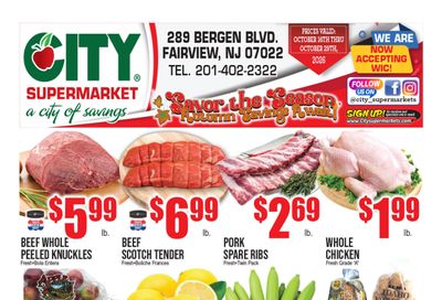 City Supermarkets (Fairview, NJ) Weekly Ad October 2 - 15, 2026