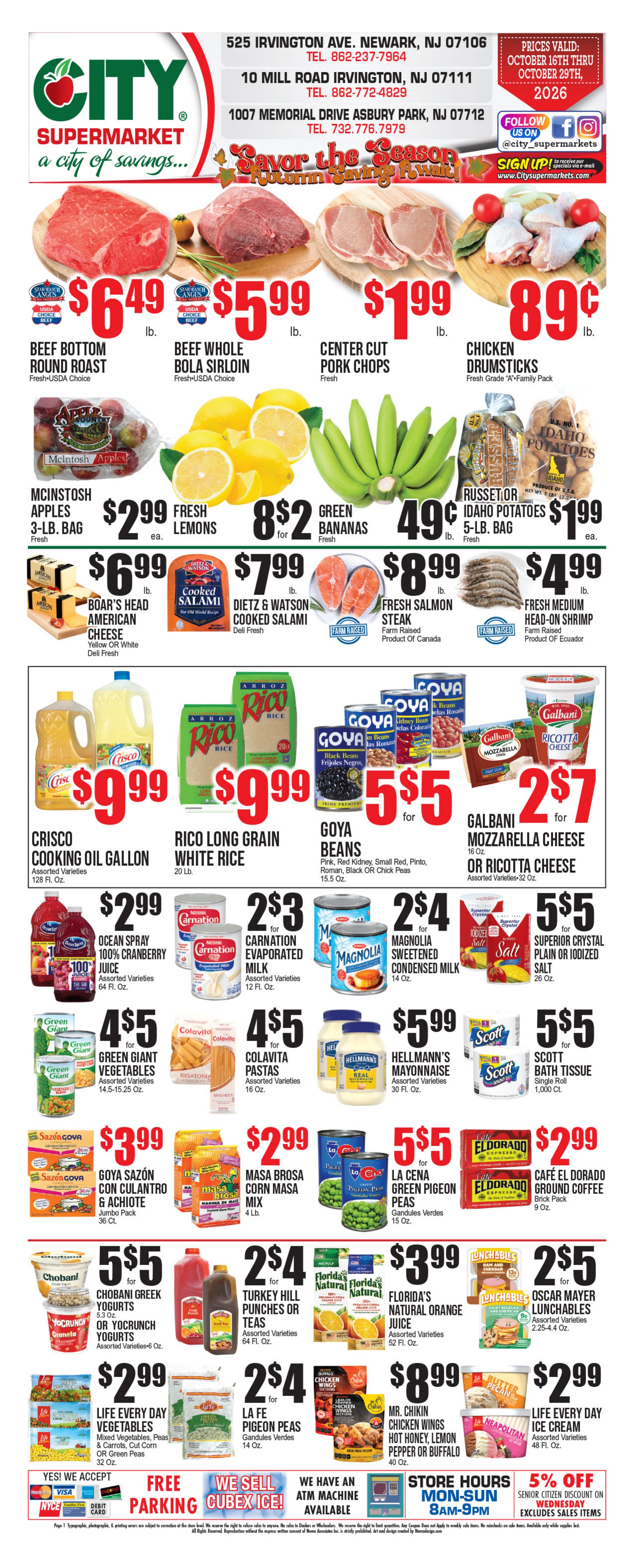 City Supermarkets Weekly Ad October 2 - 15, 2026