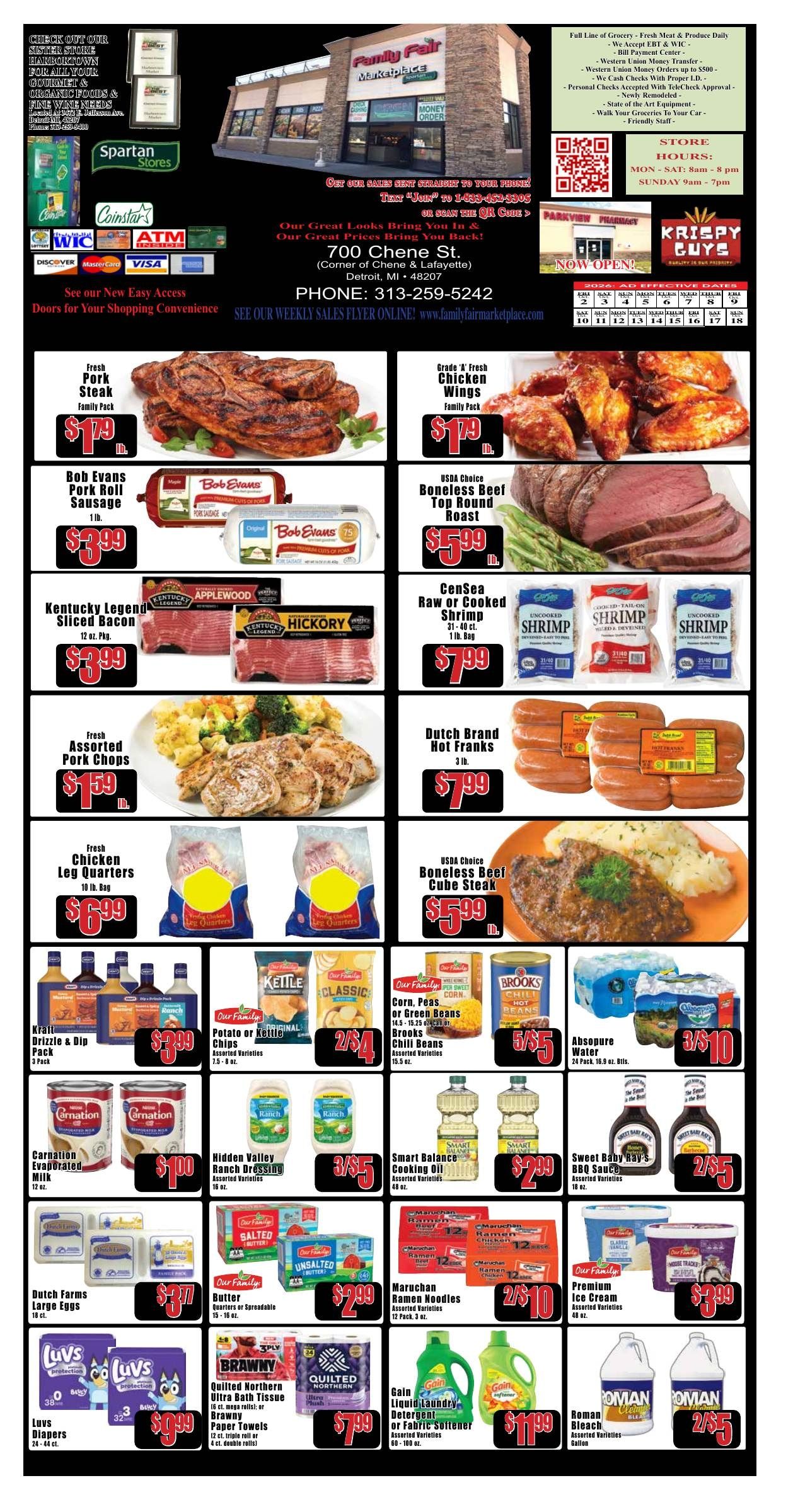 Family Fair Marketplace Weekly Ad October 1 - 16, 2026