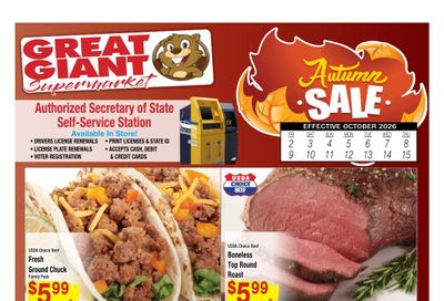 Great Giant Supermarket (1226 Madison Avenue Southeast, Grand Rapids, MI) Weekly Ad October 1 - 14, 2026