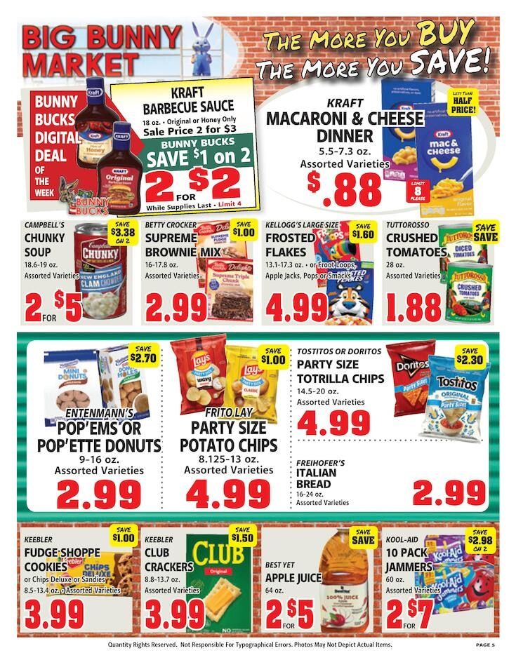 Big Bunny Market Weekly Ad October 2 - 8, 2026