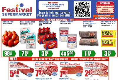 Festival Supermarket Weekly Ad October 2 - 8, 2026