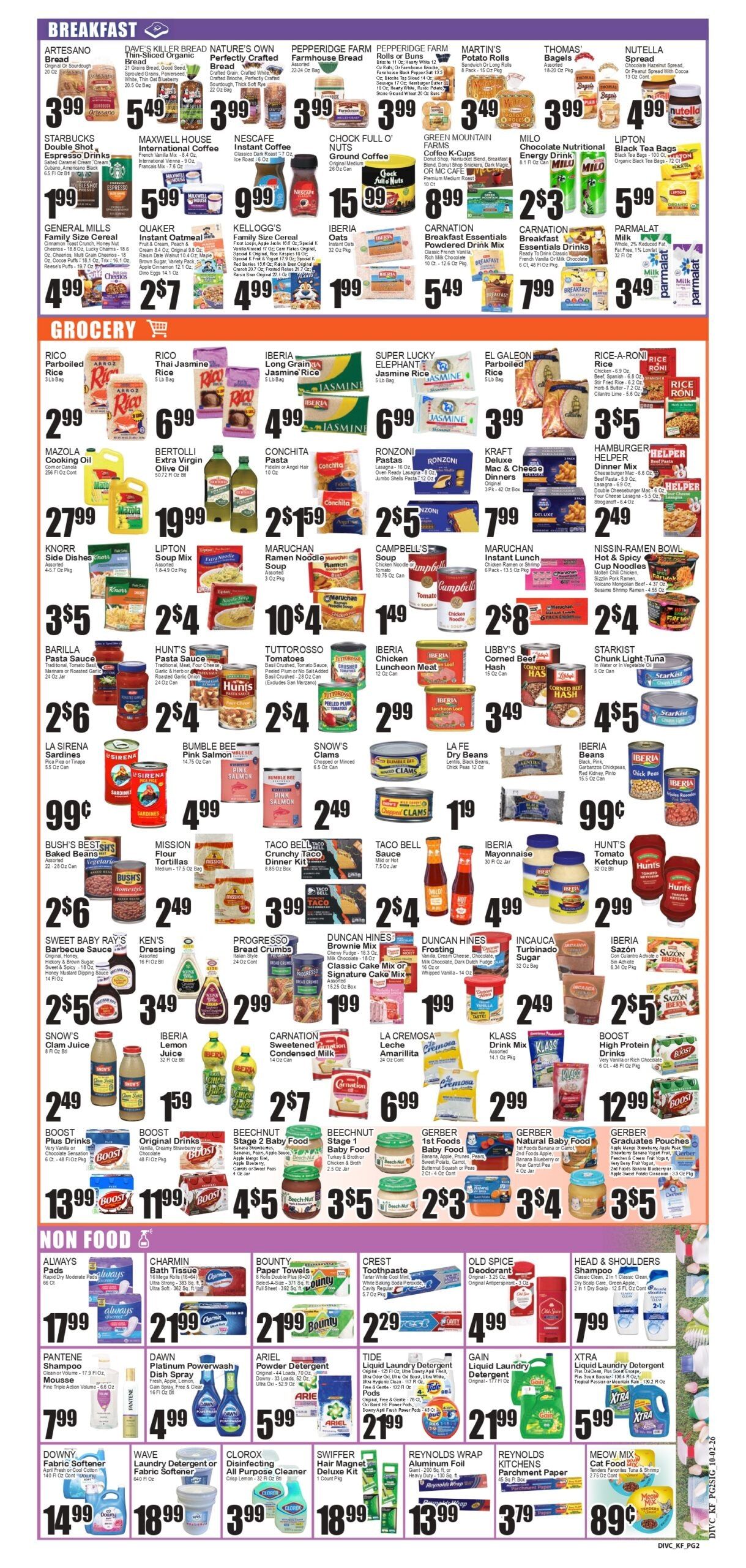 Festival Supermarket Weekly Ad October 2 - 8, 2026