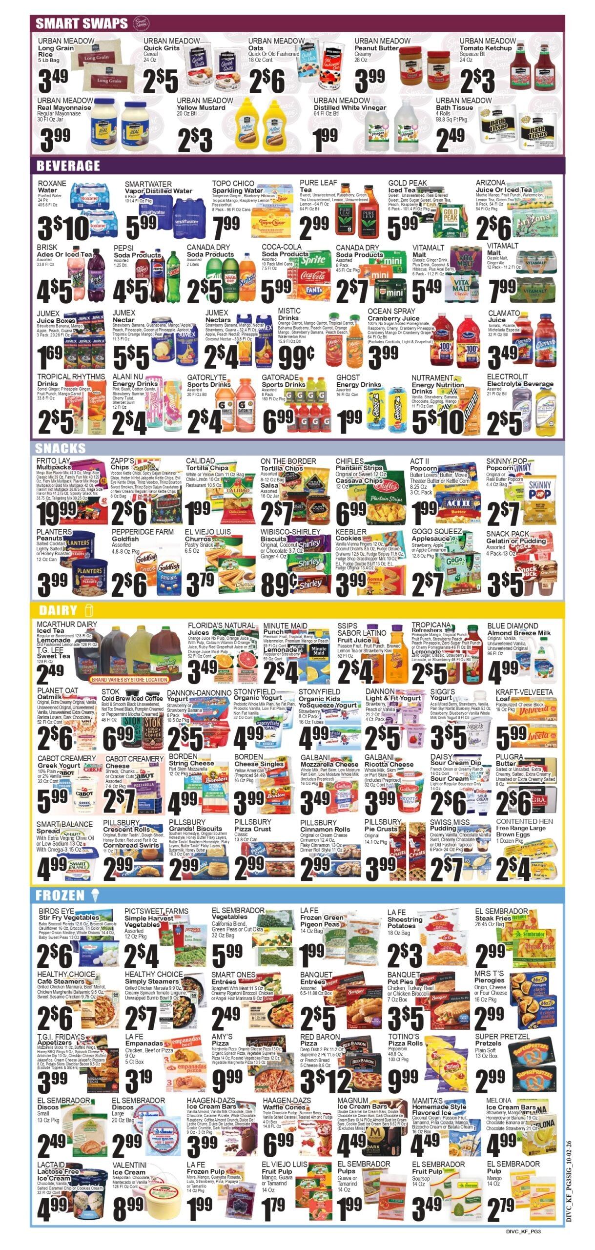 Festival Supermarket Weekly Ad October 2 - 8, 2026