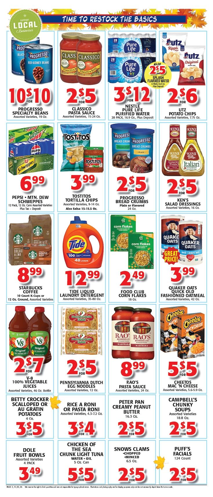 Gnazzo's Food Center Weekly Ad September 30 - October 6, 2026