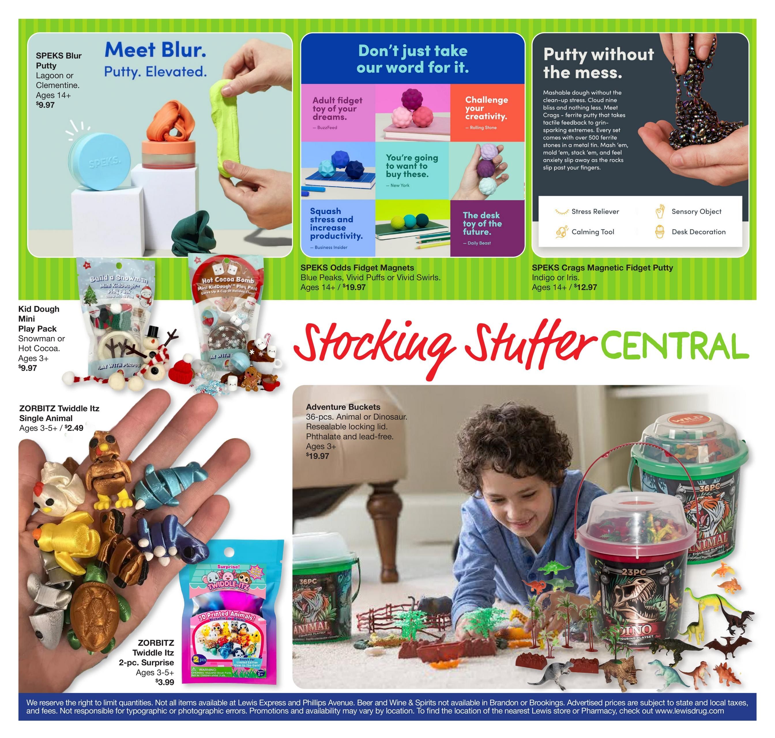 Lewis Drug Toy Book Weekly Ad October 1 - December 24, 2026
