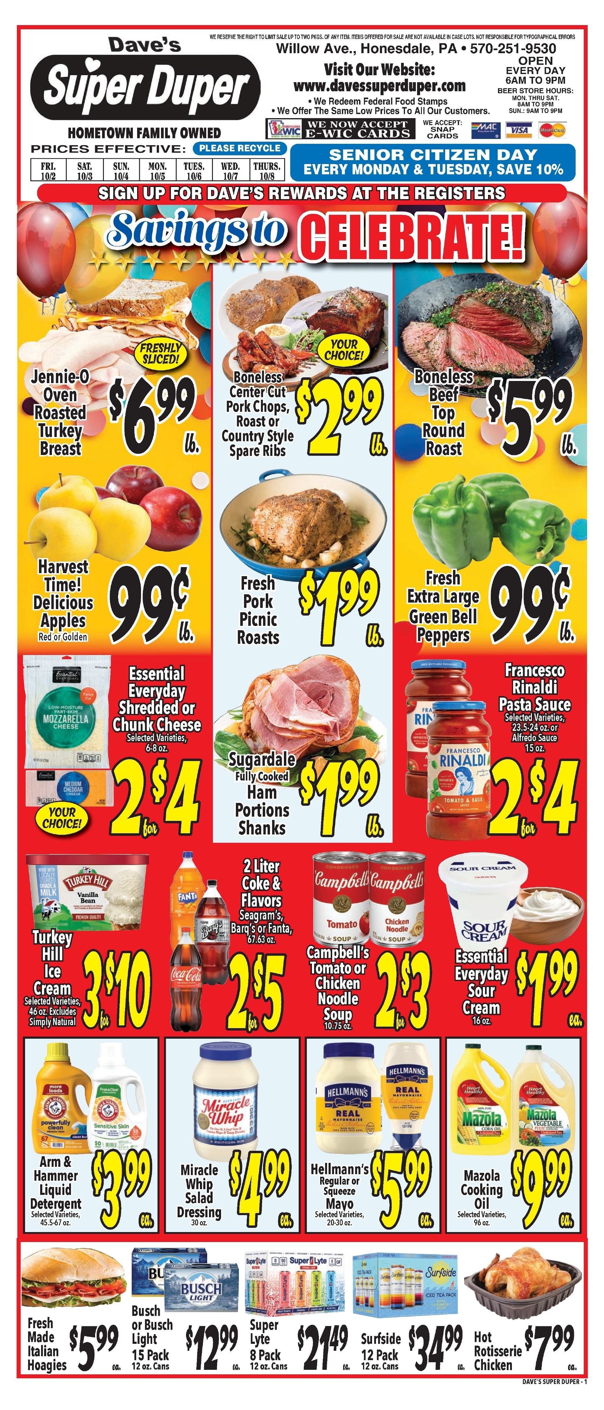 Dave's Super Duper Weekly Ad October 2 - 8, 2026
