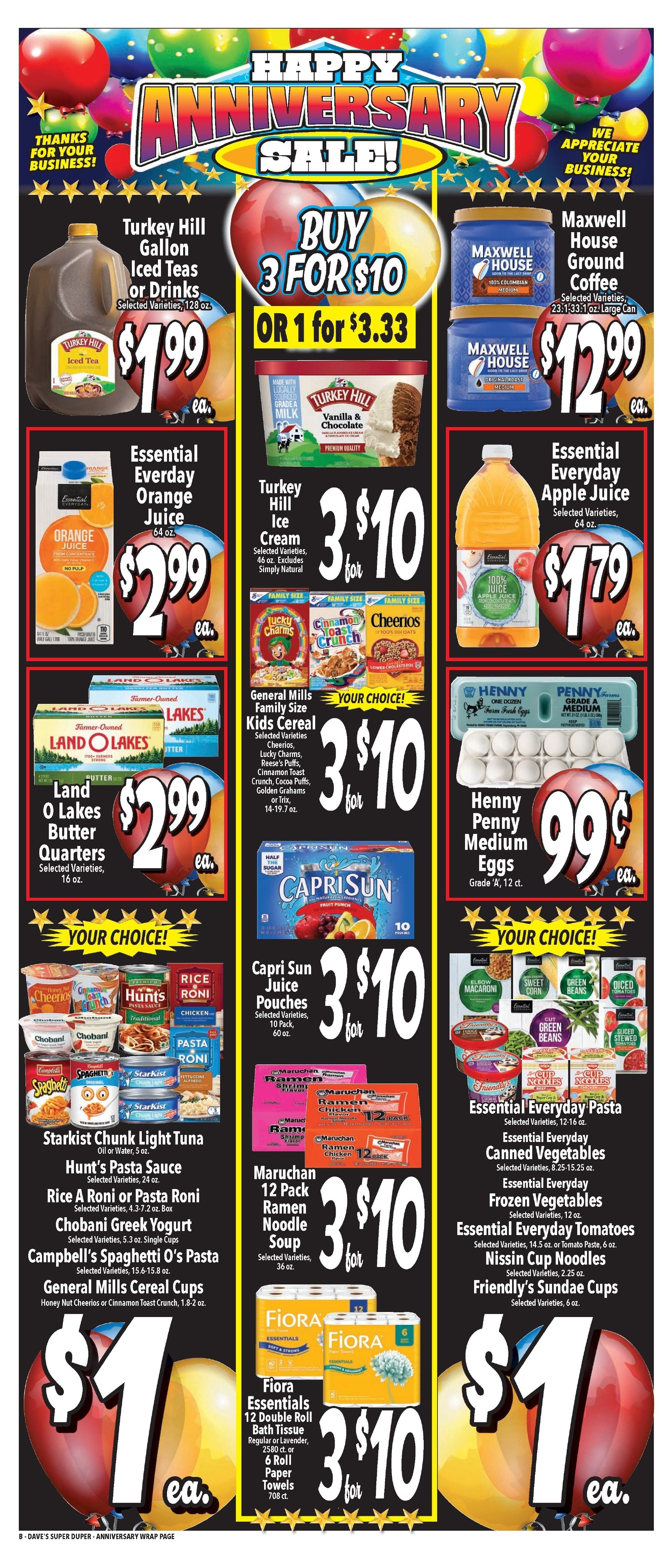 Dave's Super Duper Weekly Ad October 2 - 8, 2026