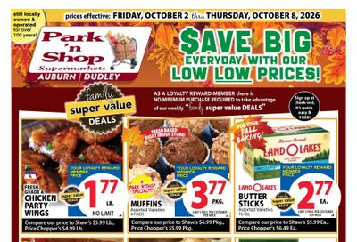 Park 'n Shop Weekly Ad October 2 - 8, 2026