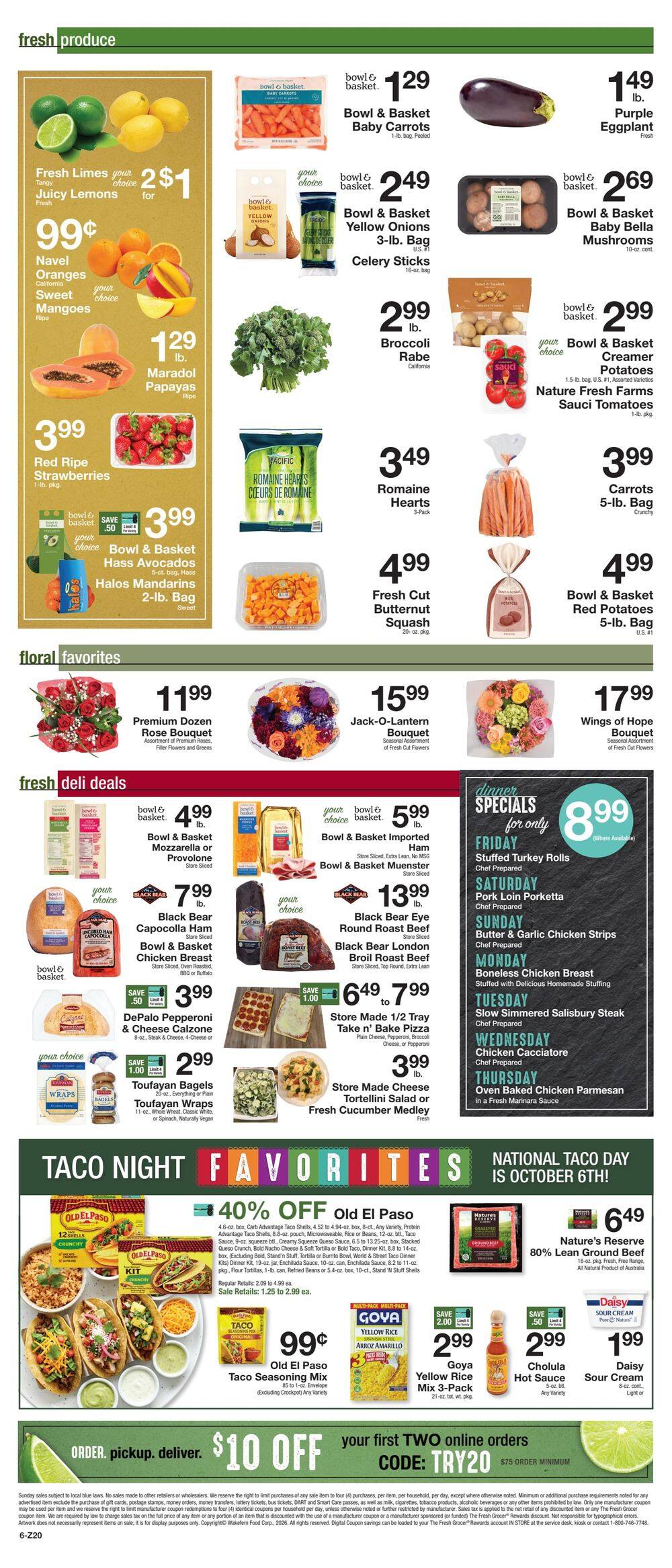 The Fresh Grocer (1880 Stefko Blvd, Bethlehem, PA) Weekly Ad October 2 - 8, 2026