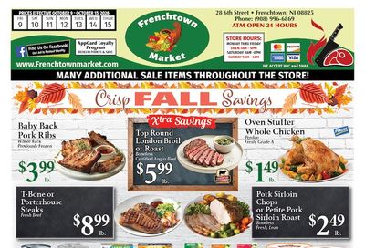 Frenchtown Market Weekly Ad October 9 - 15, 2026