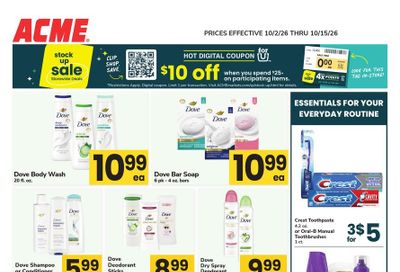 Acme Markets (Middlebury Area, CT) Health, Home & Beauty Weekly Ad October 2 - 15, 2026