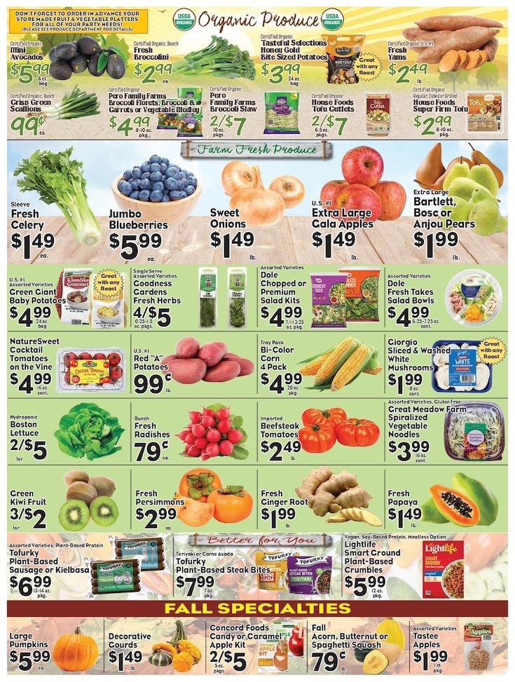 Village Barn Fresh Market Weekly Ad October 2 - 8, 2026