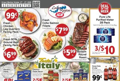 Lake Region IGA Weekly Ad October 2 - 8, 2026