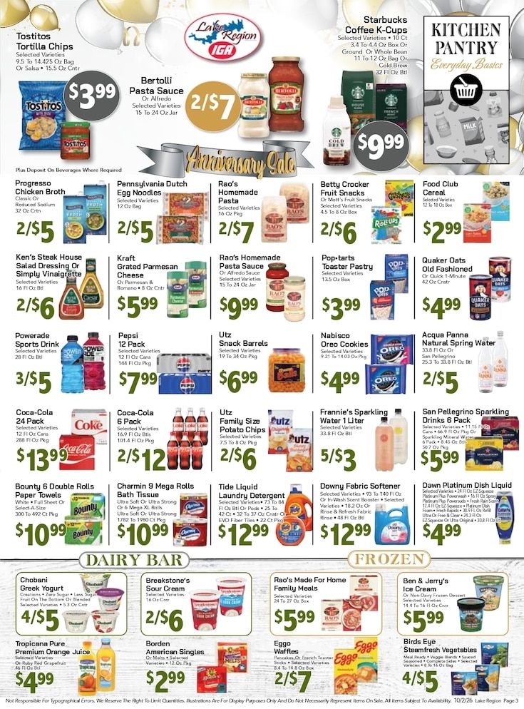 Lake Region IGA Weekly Ad October 2 - 8, 2026