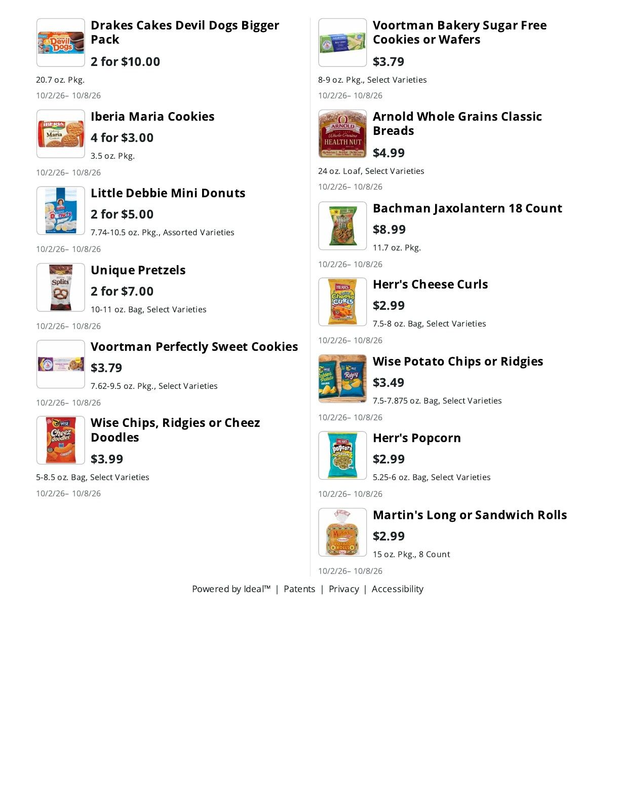 La Bella Marketplace (Brooklyn, NY) Weekly Ad October 2 - 8, 2026
