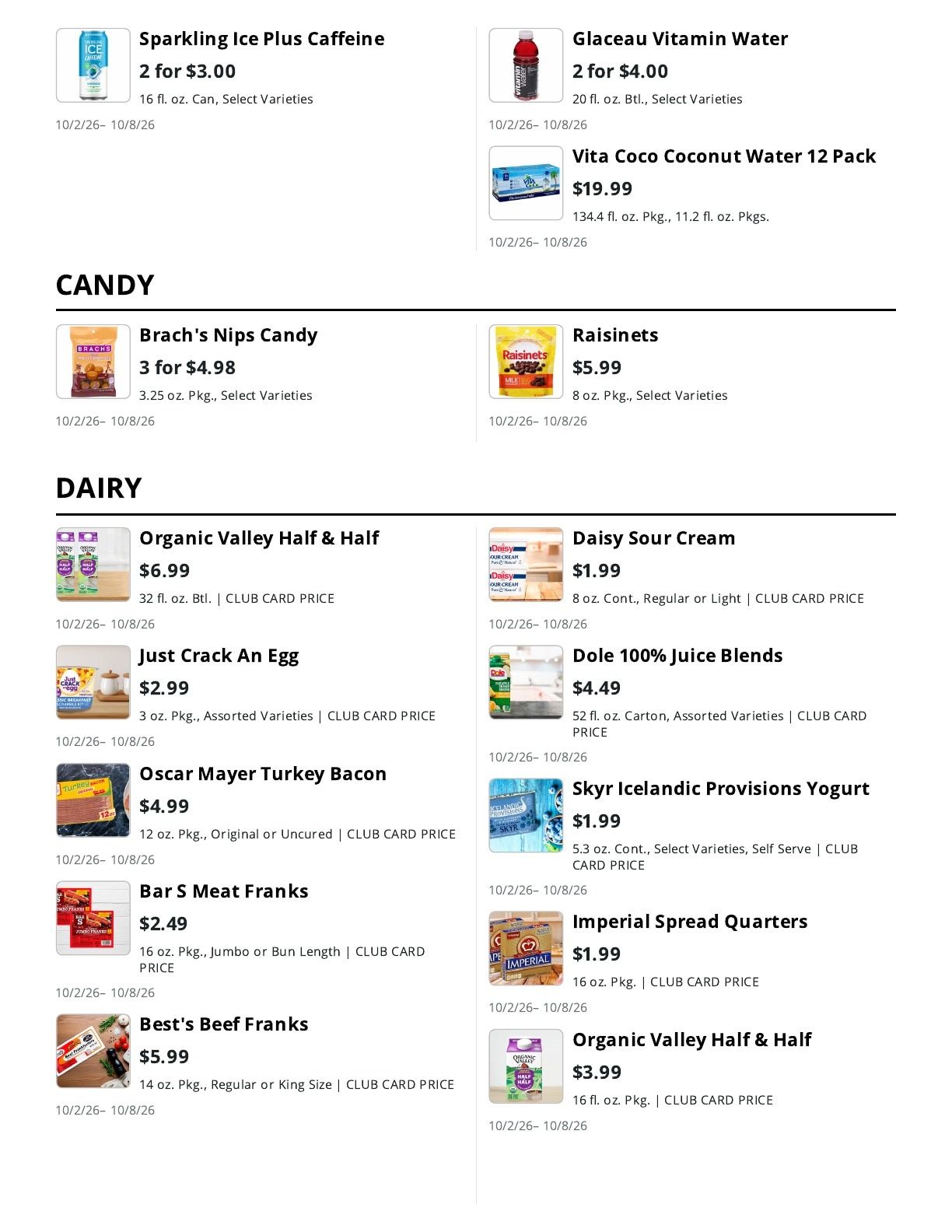 La Bella Marketplace (Brooklyn, NY) Weekly Ad October 2 - 8, 2026
