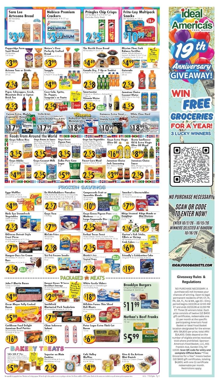 Ideal Food Basket (Bronx, NY) Weekly Ad October 2 - 8, 2026