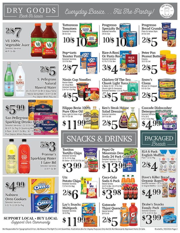 Brackett's Market Weekly Ad October 2 - 8, 2026