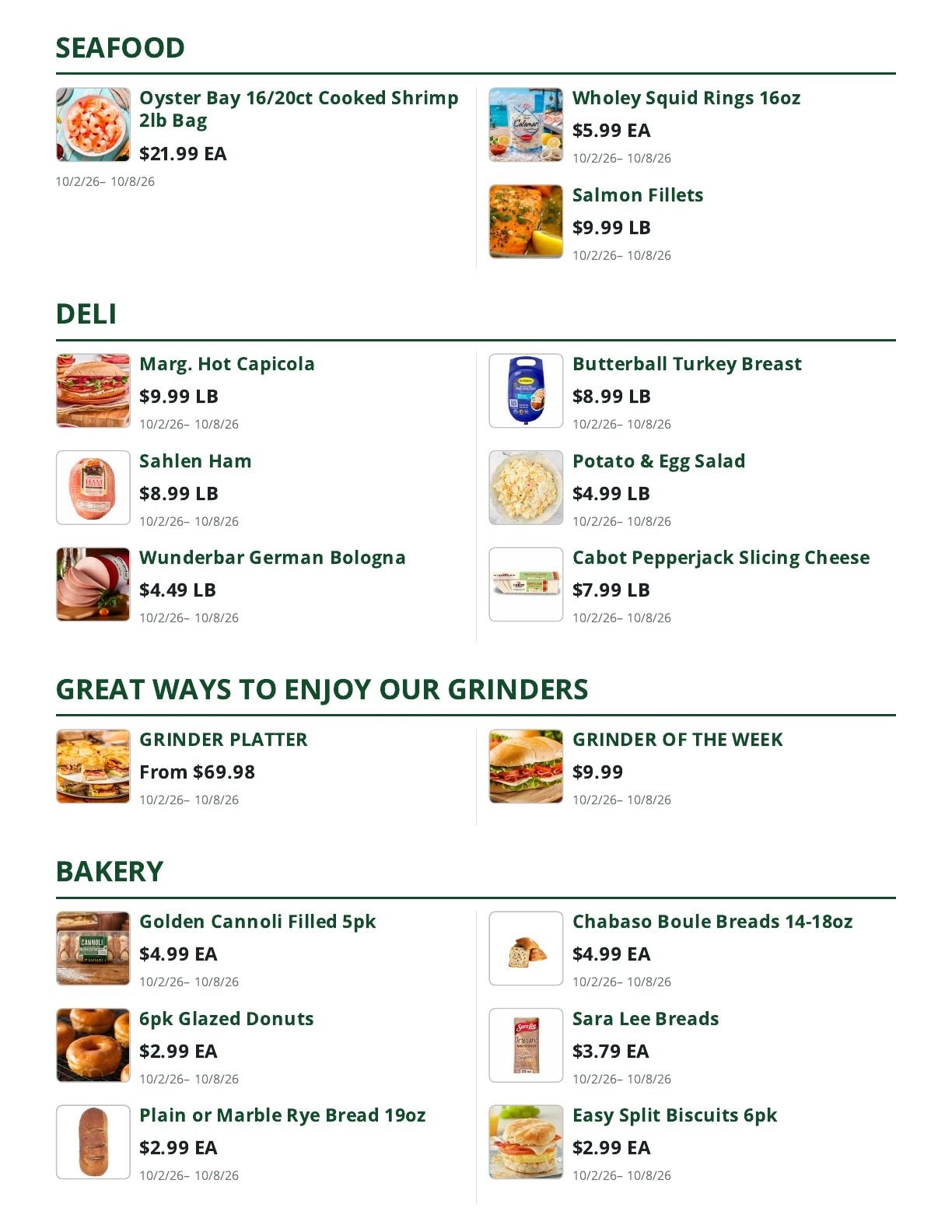 Bob's Butcher & Basket Weekly Ad October 2 - 8, 2026