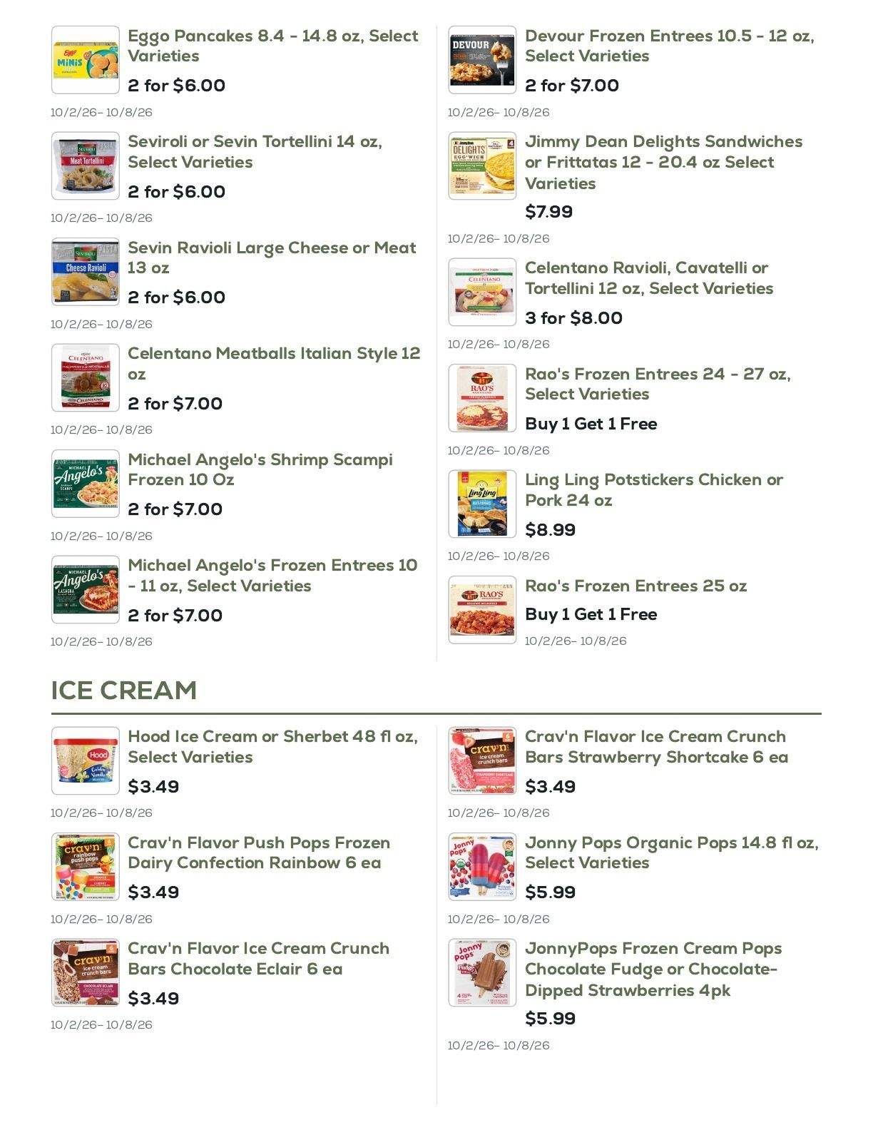 Geissler's Supermarket Weekly Ad October 2 - 8, 2026