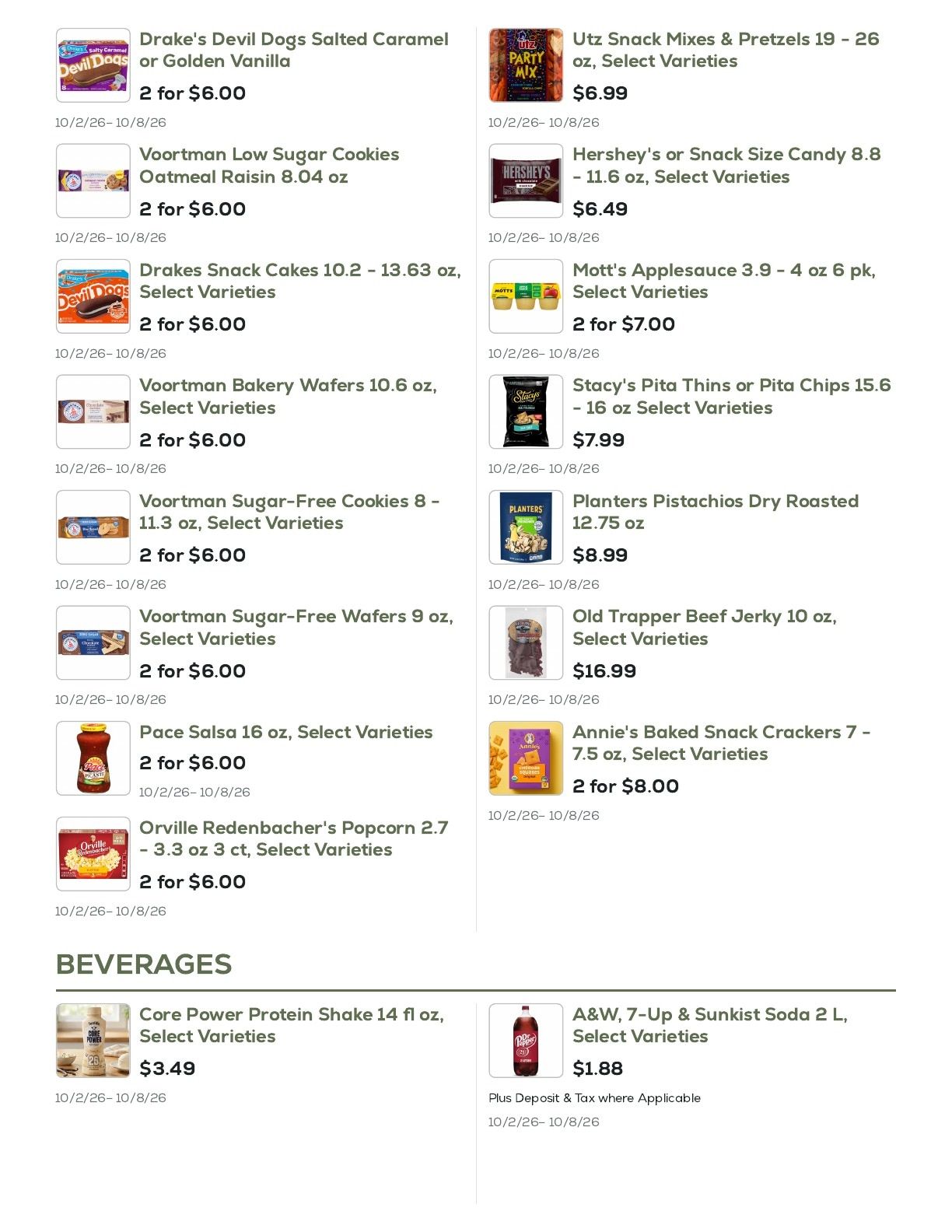 Geissler's Supermarket Weekly Ad October 2 - 8, 2026