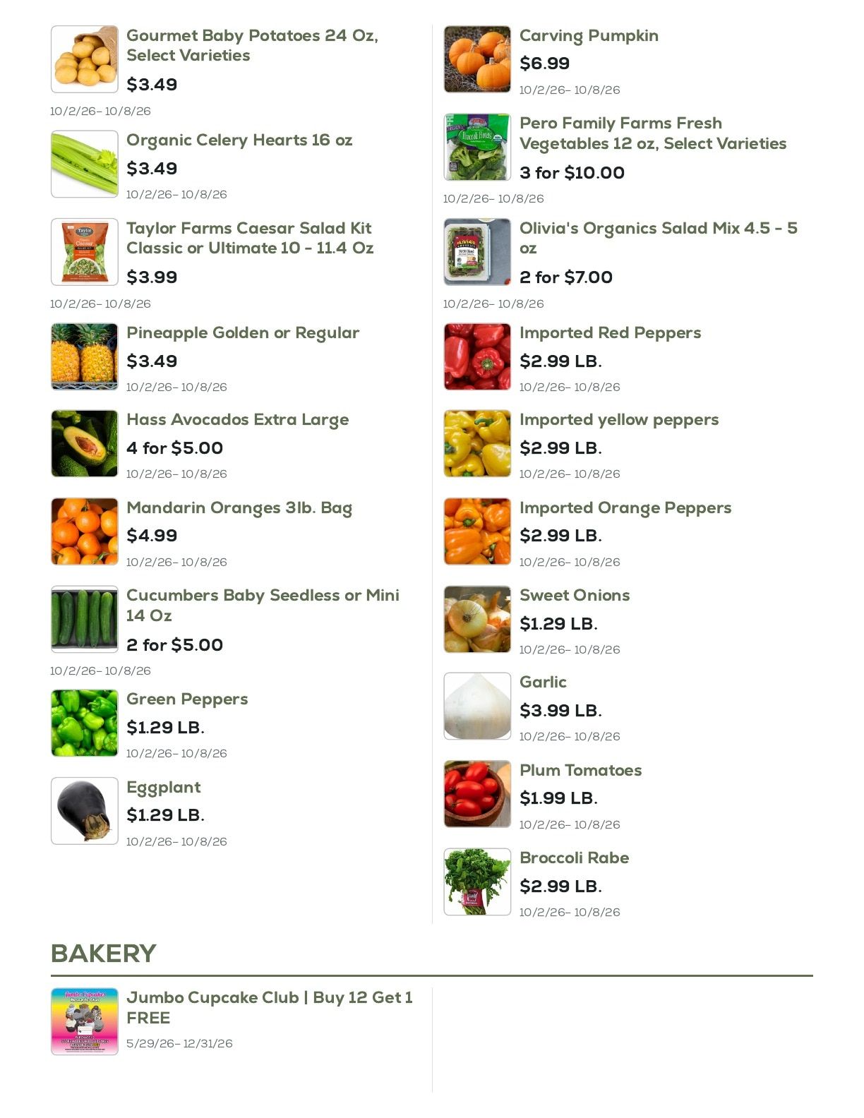 Geissler's Supermarket Weekly Ad October 2 - 8, 2026