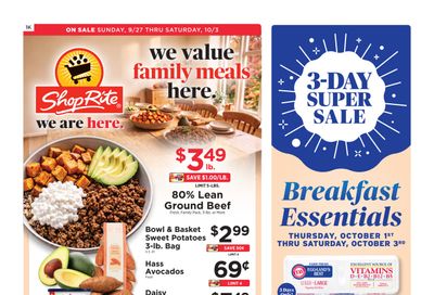 ShopRite (949 Beards Hill Rd, Aberdeen, MD) Weekly Ad October 2 - 8, 2026