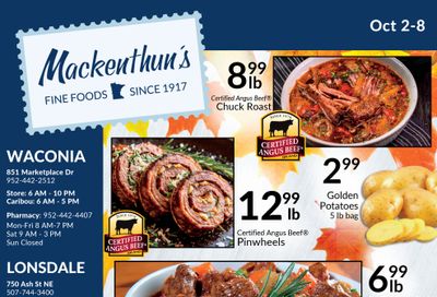 Mackenthun's Weekly Ad October 2 - 8, 2026