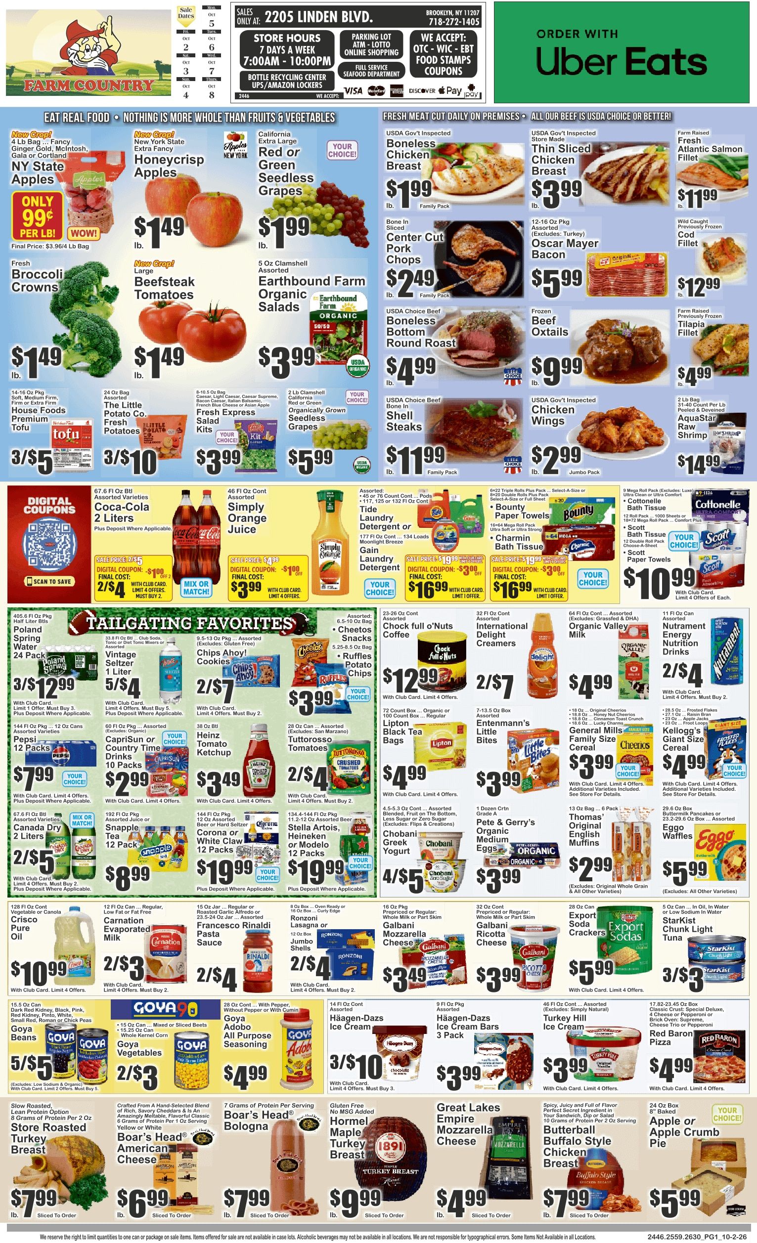 Farm Country (Brooklyn, NY) Key Food Weekly Ad October 2 - 8, 2026