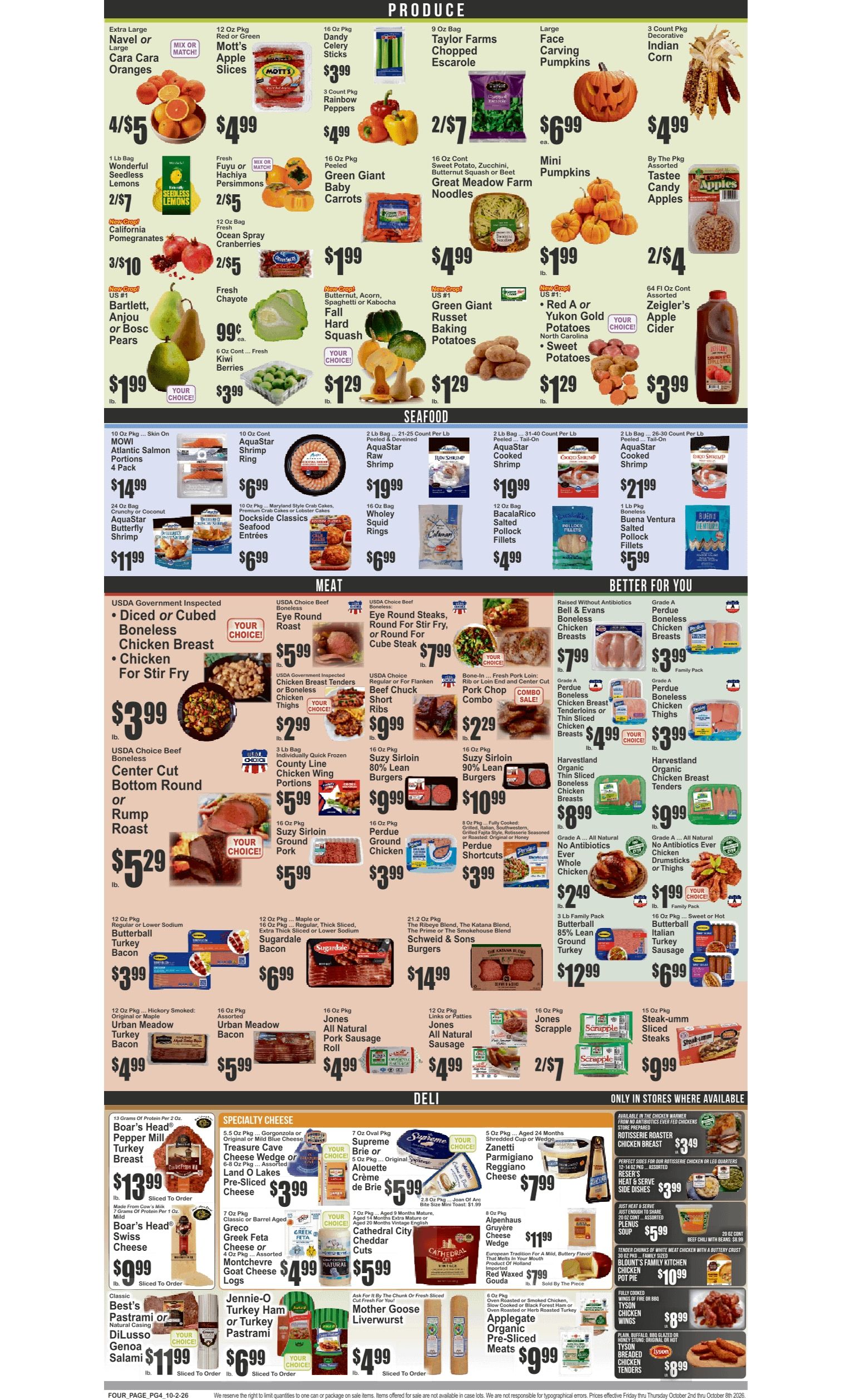 Food Dynasty (Bronx, NY) Key Food Weekly Ad October 2 - 8, 2026