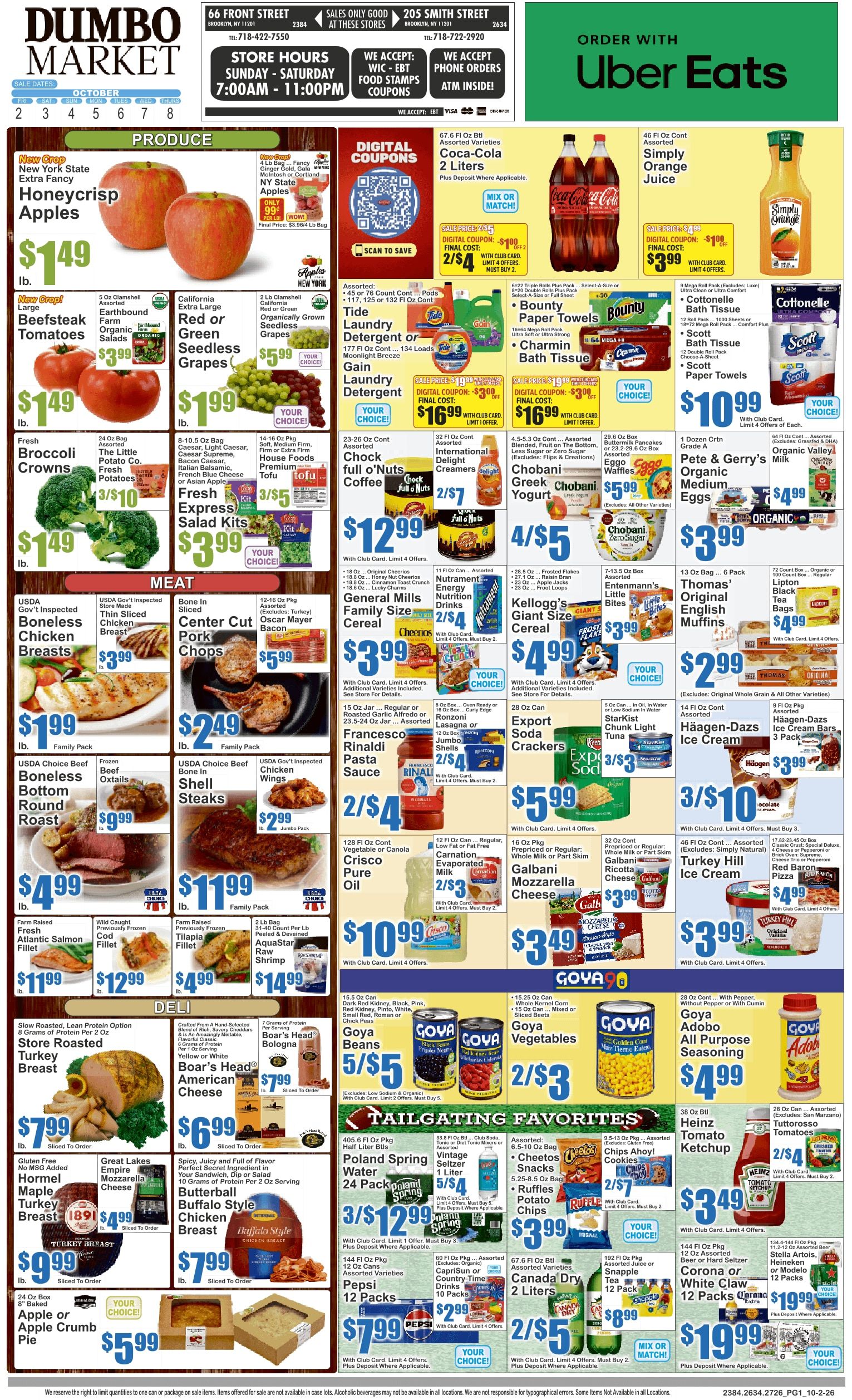 Dumbo Market Key Food Weekly Ad October 2 - 8, 2026