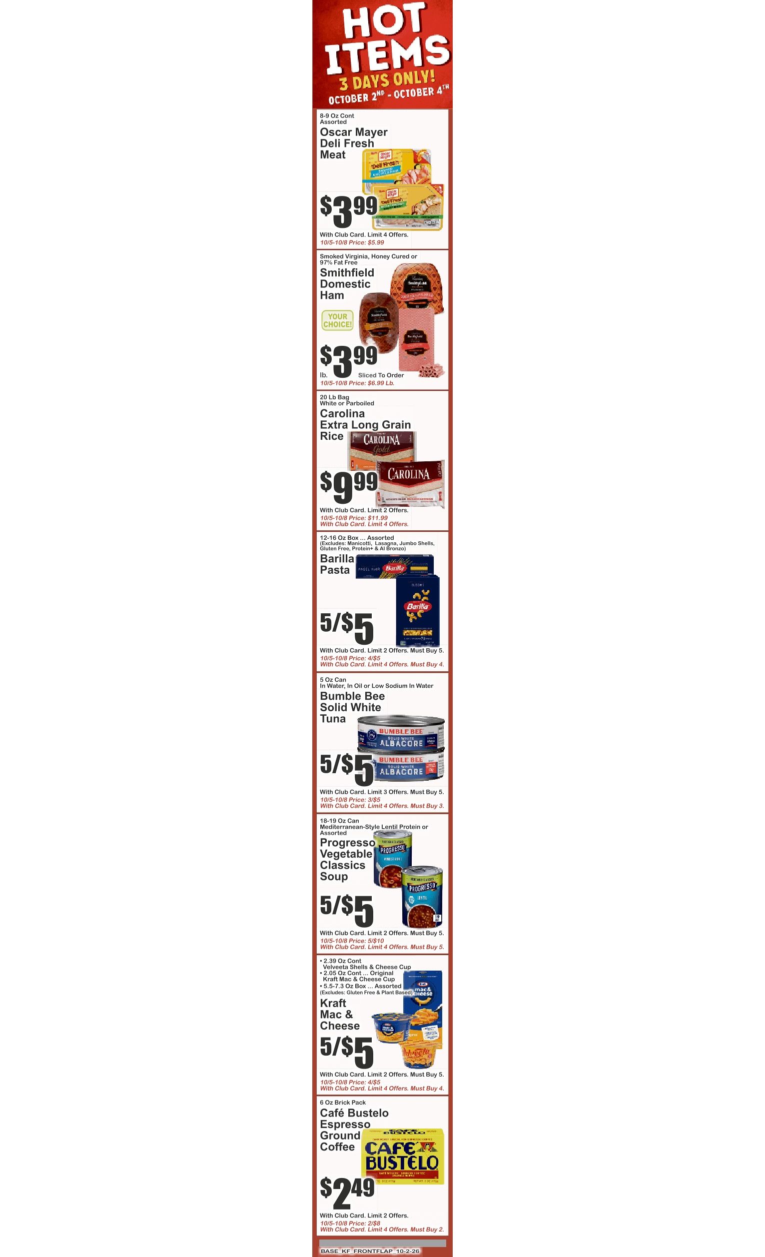 Fresh N Save Marketplace (Sunnyside, NY) Key Food Weekly Ad October 2 - 8, 2026