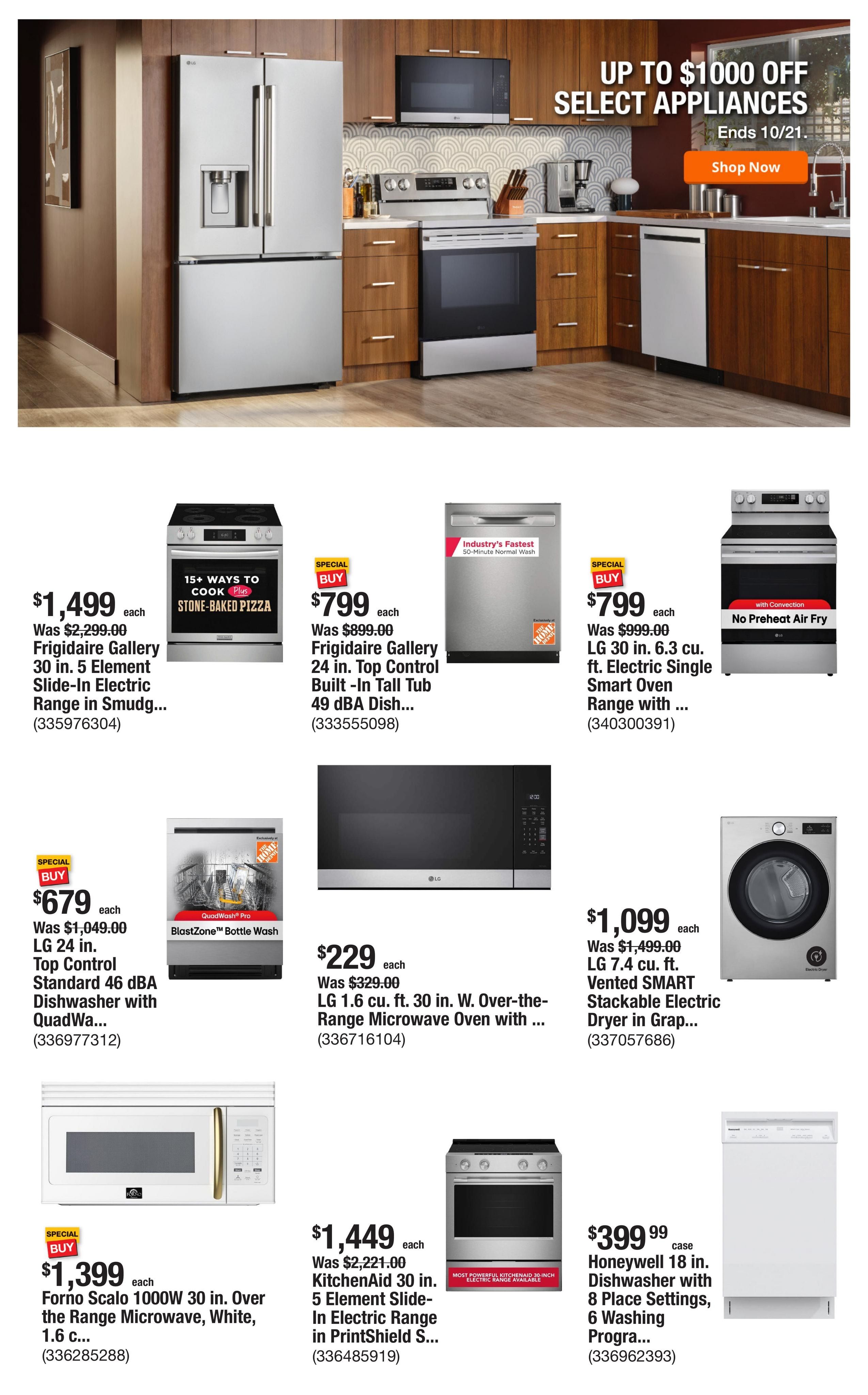 Home Depot (Aguanga Area, CA) Weekly Ad October 1 - 8, 2026