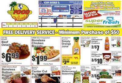 Food World Supermarket (4209 Avenue D, Brooklyn, NY) Key Food Weekly Ad October 2 - 8, 2026