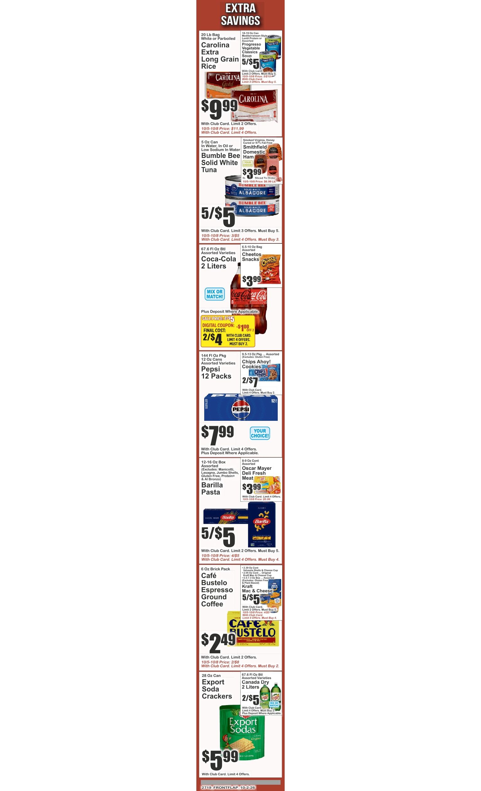 Food World Supermarket (4209 Avenue D, Brooklyn, NY) Key Food Weekly Ad October 2 - 8, 2026