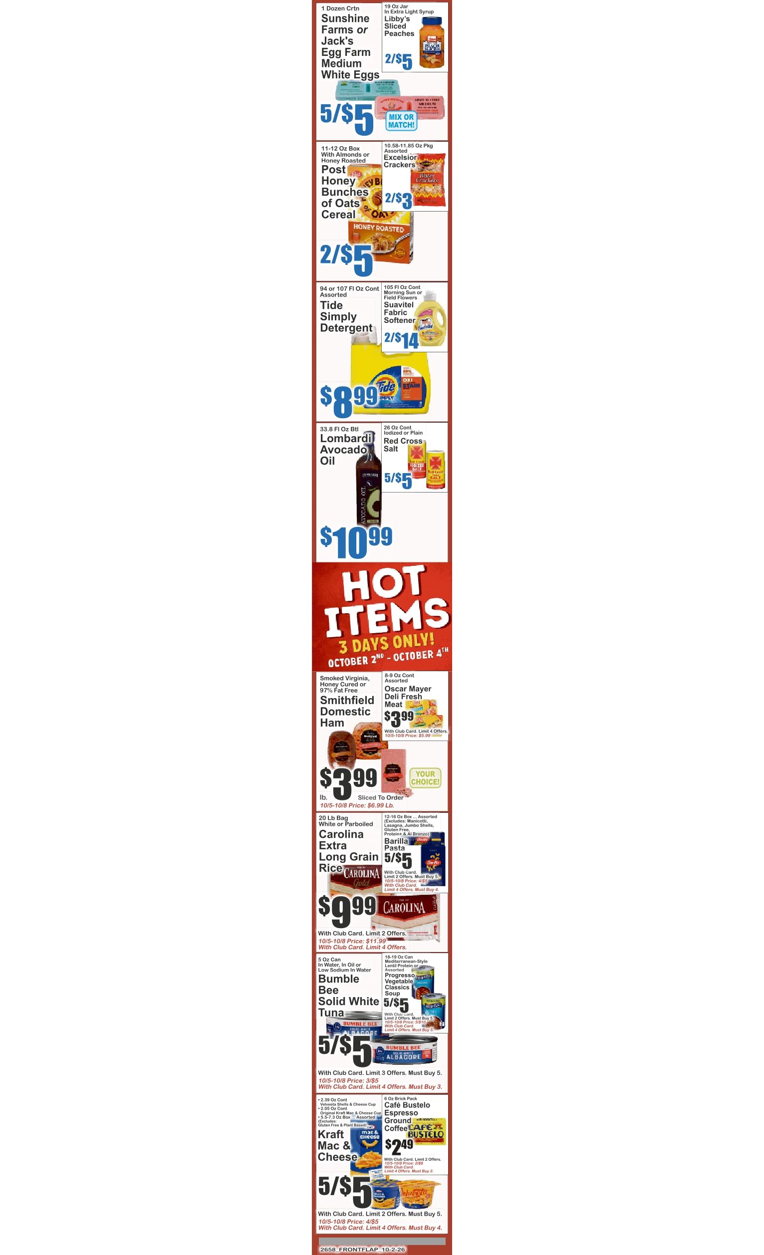 Food World Supermarket (Valley Stream, NY) Key Food Weekly Ad October 2 - 8, 2026