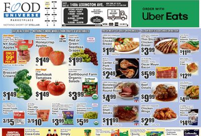 Food Universe (1486 Lexington Ave., New York, NY) Weekly Ad October 2 - 8, 2026