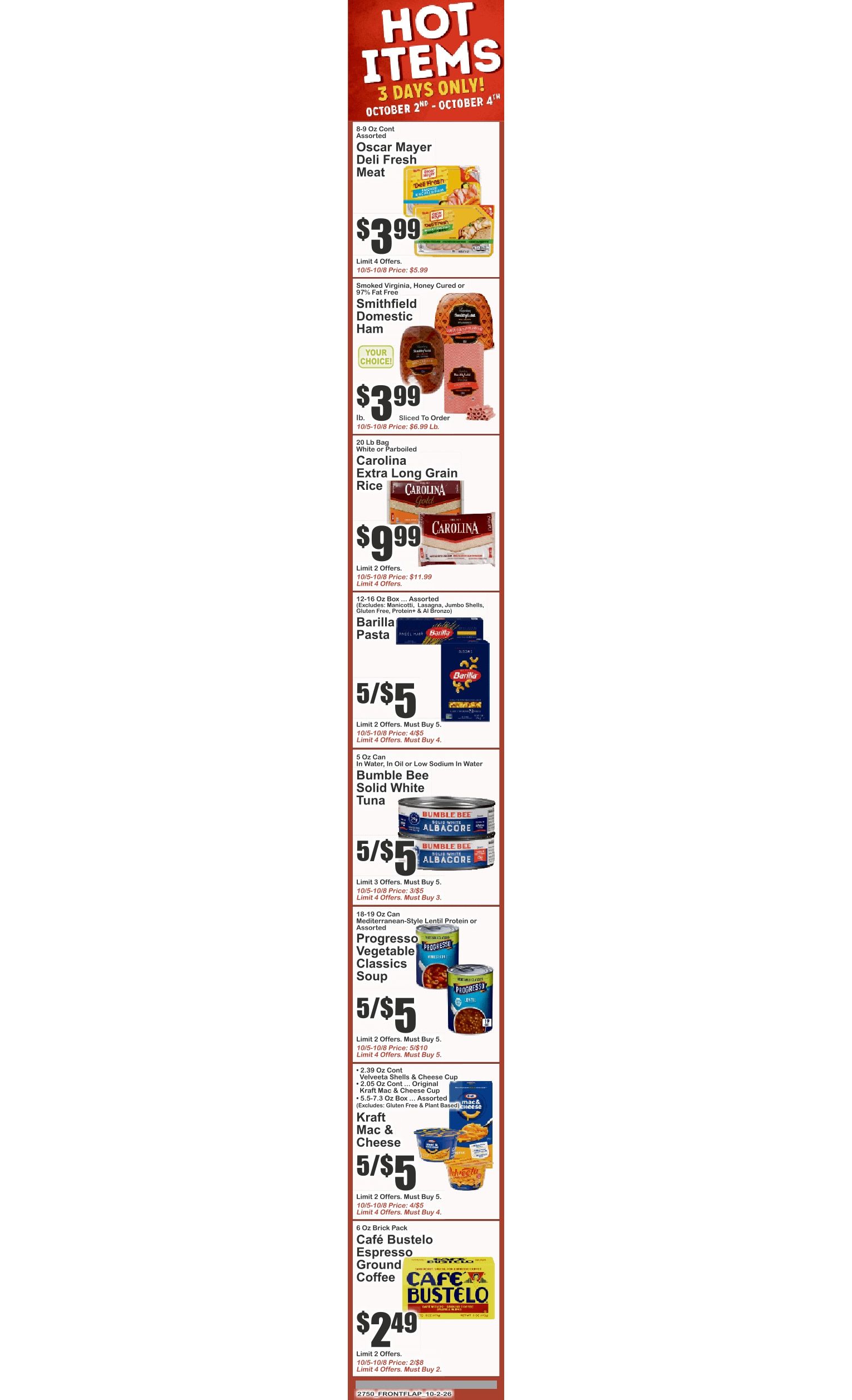 Food Universe (1559 Flatbush Avenue, Brooklyn, NY) Weekly Ad October 2 - 8, 2026