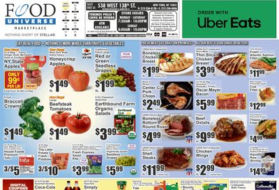 Food Universe (538 W. 138th St., New York, NY) Weekly Ad October 2 - 8, 2026