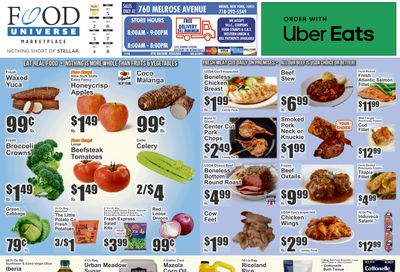 Food Universe (760 Melrose Ave., Bronx, NY) Weekly Ad October 2 - 8, 2026